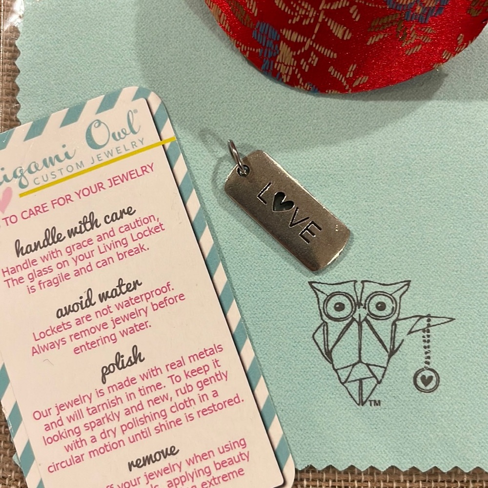 Origami Owl Love Tag